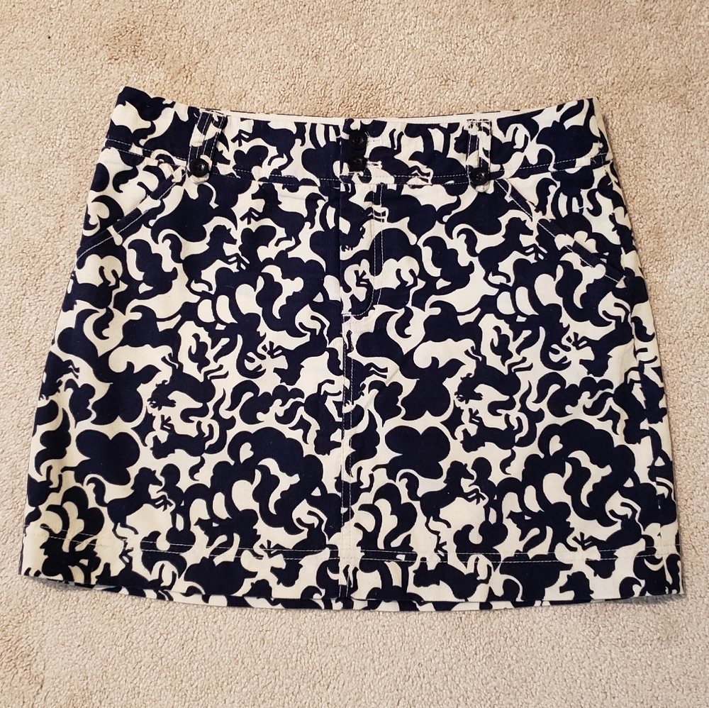 Lilly Pulitzer corduroy mini skirt - sz 2